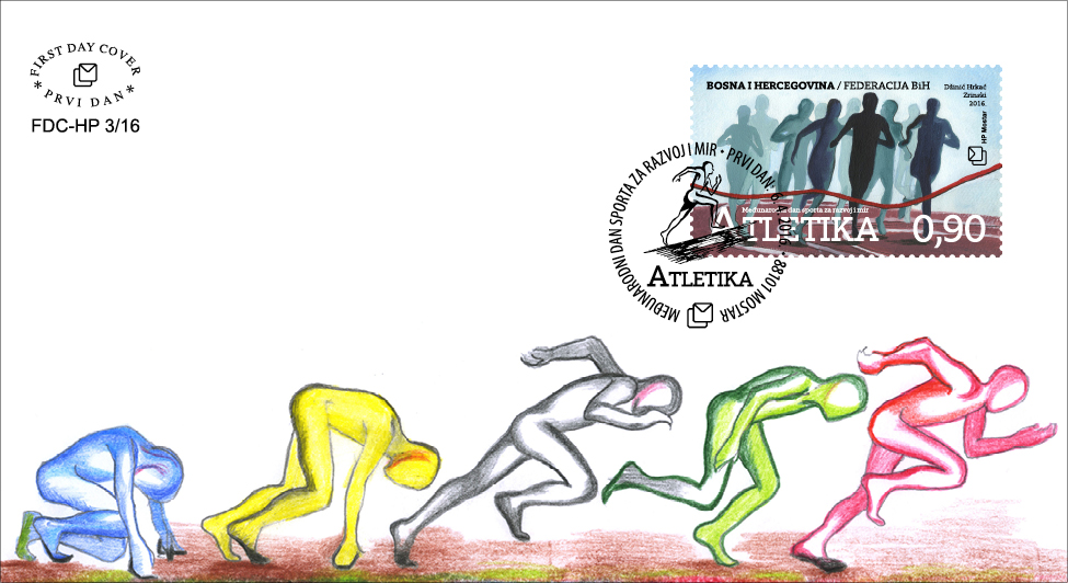 FDC - Međunarodni dan sporta za razvoj i mir - Atletika