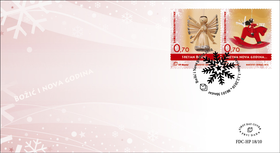 FDC - Božić 2010. i Nova godina