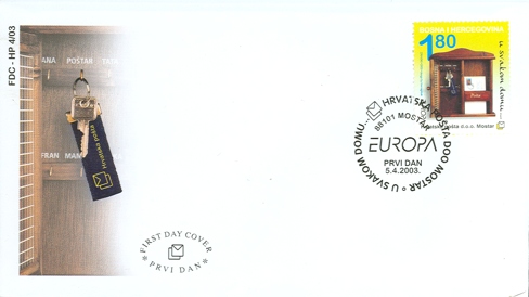 FDC - EUROPA 2003. - Umjetnost postera