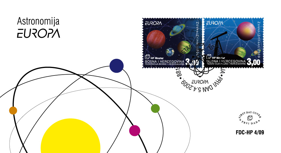 FDC - EUROPA 2009. - Astronomija