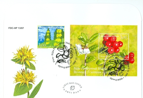FDC - Flora 2007. - Biljke Parka prirode Blidinje