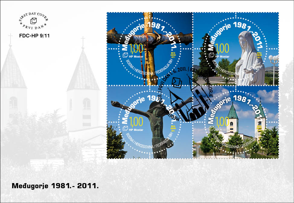 FDC - Međugorje 2011. - 30. obljetnica Gospinih ukazanja