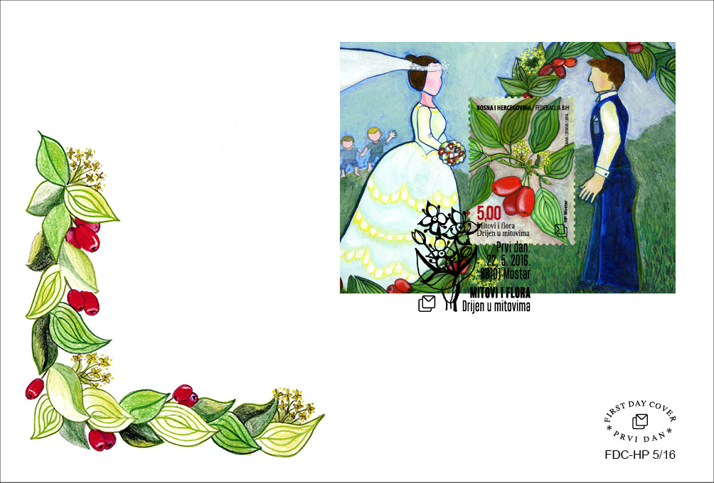 FDC - Mitovi i flora - Drijen u mitovima