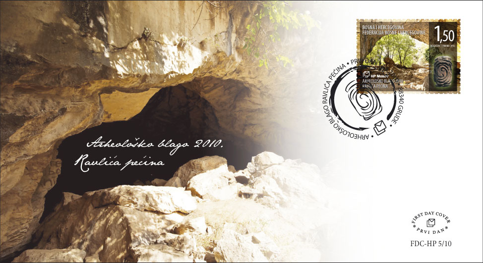 FDC - Arheološko blago 2010. - Ravlića pećina