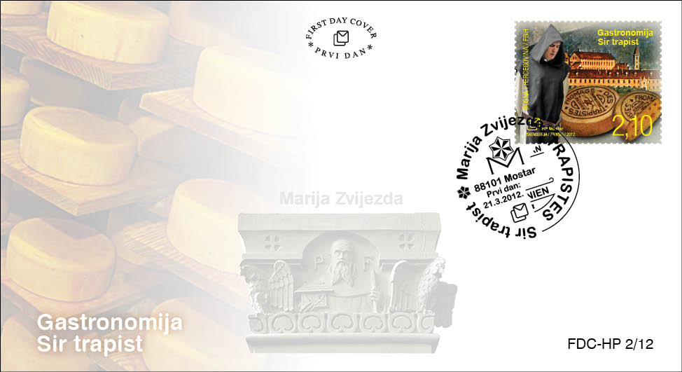 FDC - Gastronomija - Sir trapist