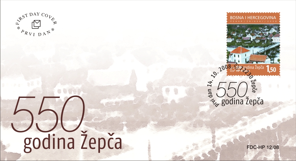 FDC - 550 godina Žepča
