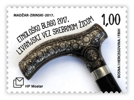 Ethnological treasure 2017 - Embroidery with silver string from Livno