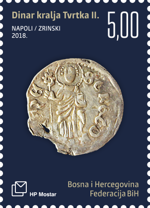 Numismatics – Coin of King Tvrtko II: Dinar