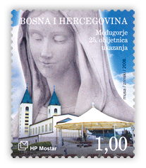 Međugorje - 25. obljetnica Gospinih ukazanja (Gospa iznad crkve)