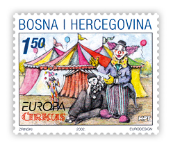 EUROPA 2002. - Cirkus (klaunovi)