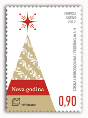 New Year - self adhesive stamps