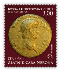 Numismatic 2014 - Golden coin of Emperor Nero